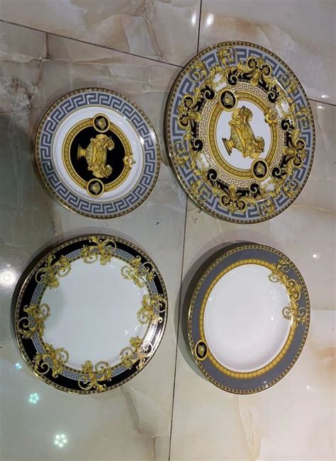 versace replica plates|Versace dinnerware set costco.